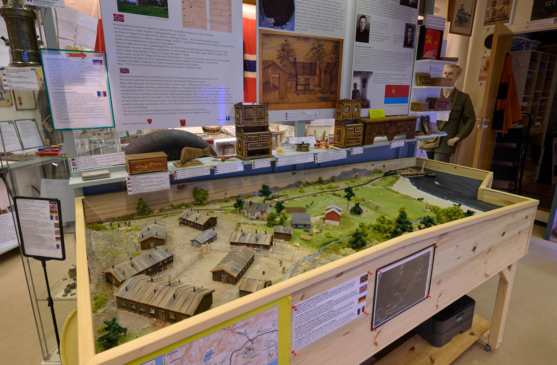 Model prisoner camp at NesFort